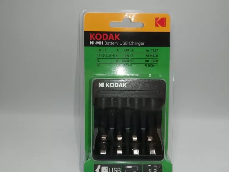 ŁADOWARKA KODAK NI-MH BATTERY USB CHARGER AA AAA