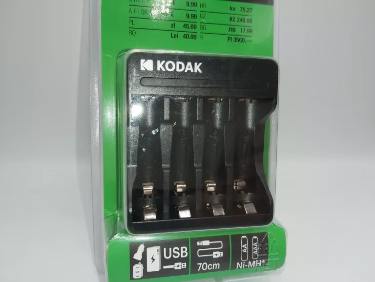ŁADOWARKA KODAK NI-MH BATTERY USB CHARGER AA AAA