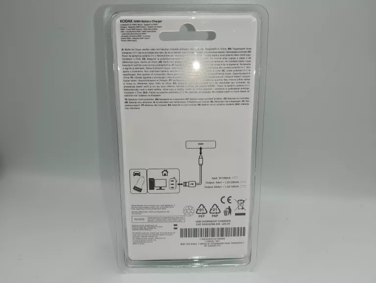 ŁADOWARKA KODAK NI-MH BATTERY USB CHARGER AA AAA