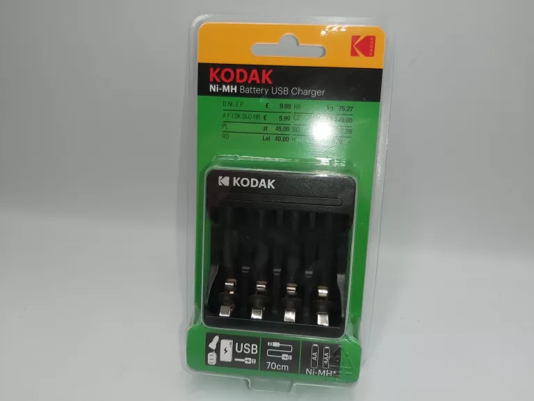ŁADOWARKA KODAK NI-MH BATTERY USB CHARGER AA AAA