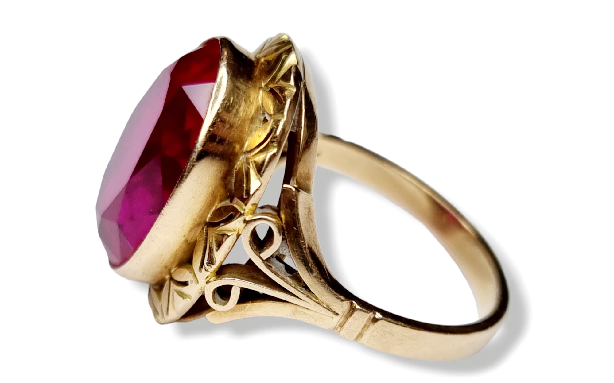 zloty-pierscionek-vintage-rozowy-kamien-585-802g-rodzaj-wyrob-jubilerski