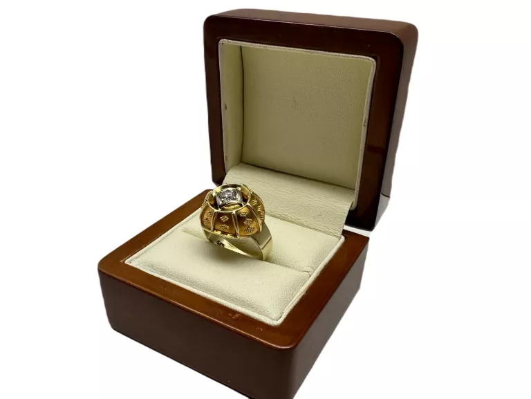 piekny-zloty-pierscionek-diament-578g-585-r13-rodzaj-wyrob-jubilerski