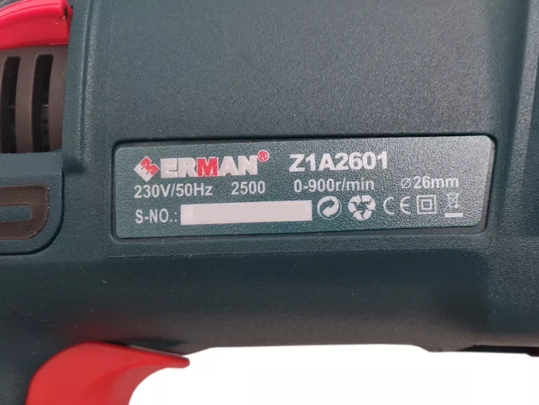 MŁOTOWIERTARKA ERMAN Z1A2601 800 W SDS PLUS
