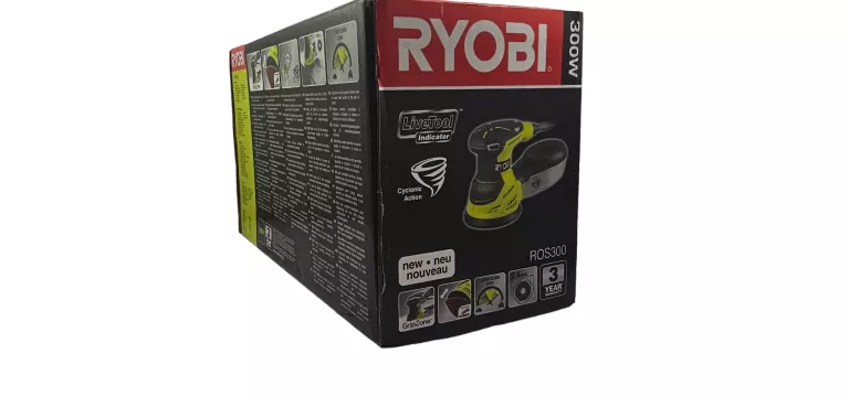 SZLIFIERKA MIMOŚRODOWA RYOBI ROS300 300W