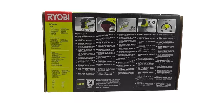 SZLIFIERKA MIMOŚRODOWA RYOBI ROS300 300W