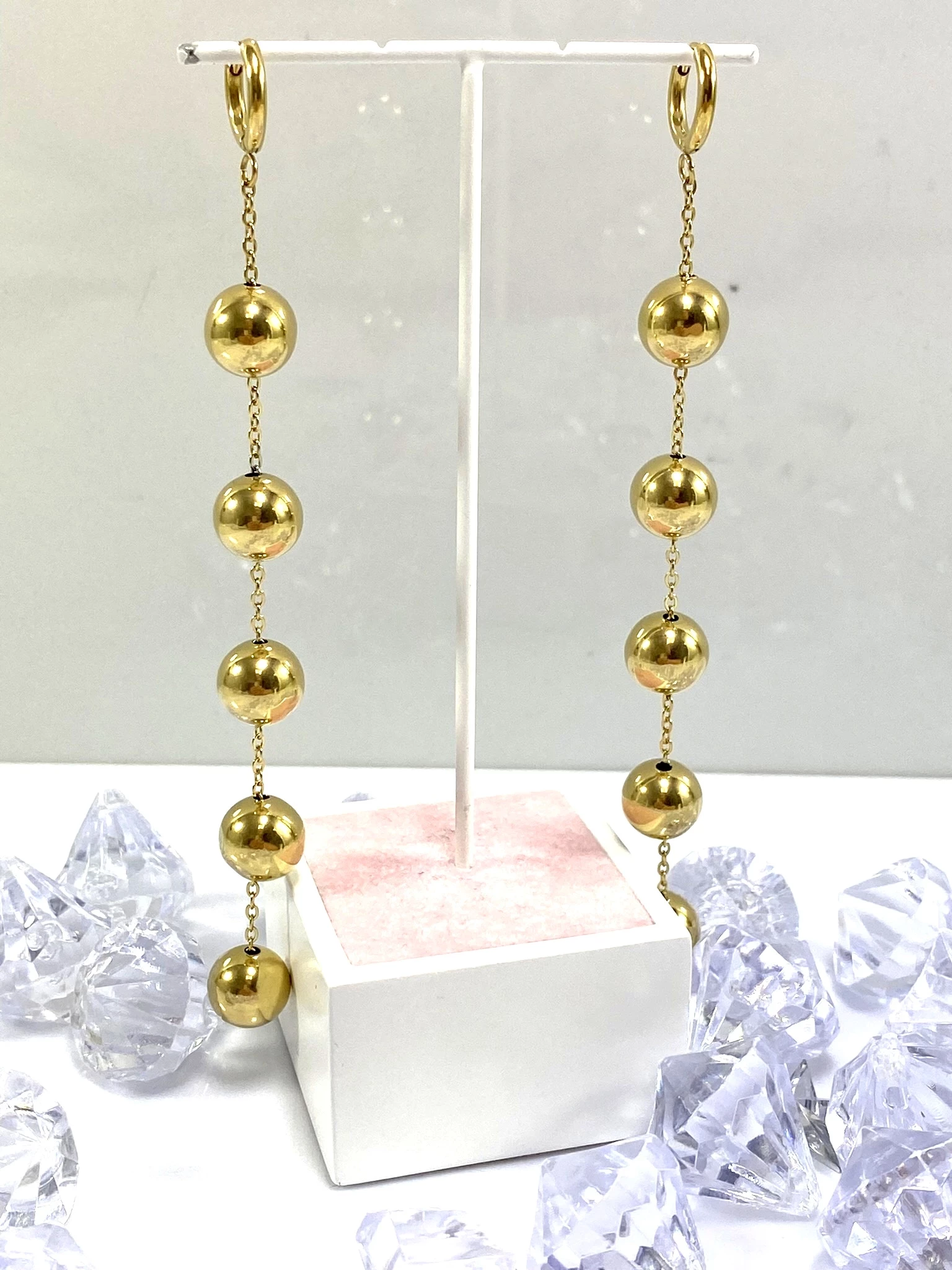 kolczyki-stal-pozlacana-wiszace-kulki-zamk-bigiel-ean-gtin-5905884003251