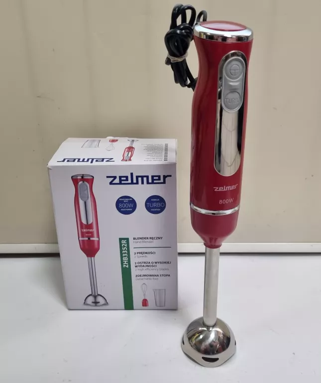 BLENDER RĘCZNY ZELMER ZHB3352R 800 W