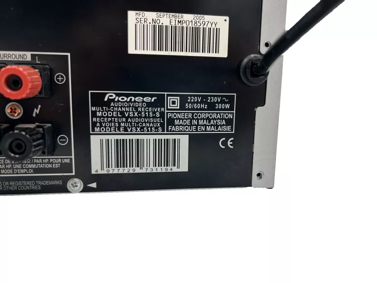 AMPLITUNER PIONEER VSX-515