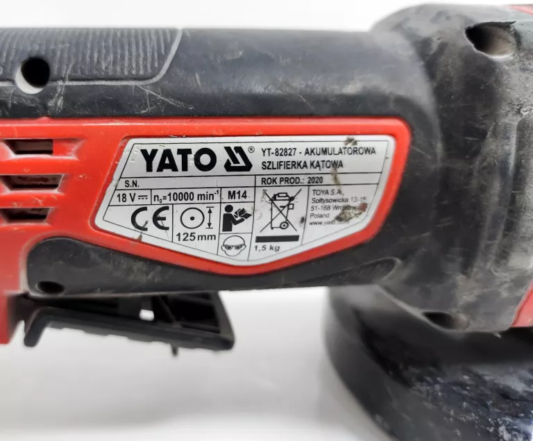 SZLIFIERKA KĄTOWA YATO YT-82826 + PUDEŁKO