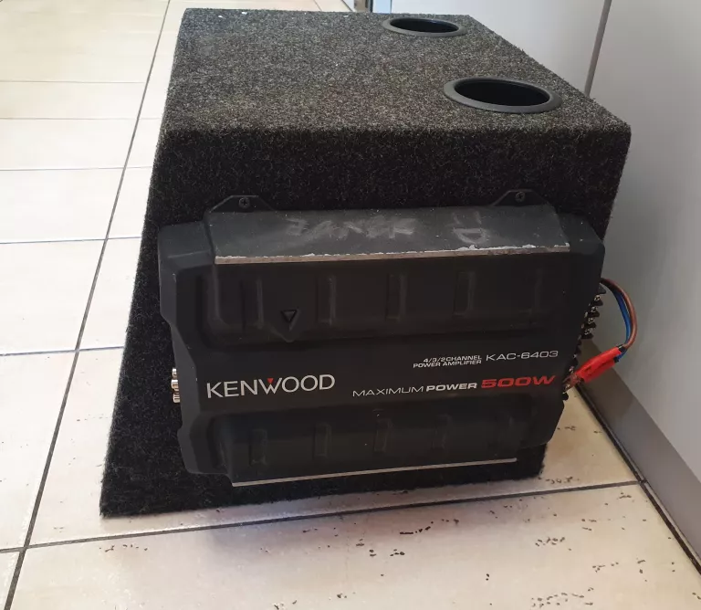 TUBA IMPULSE ZE WZMACNIACZEM KENWOOD KAC-6403 500W