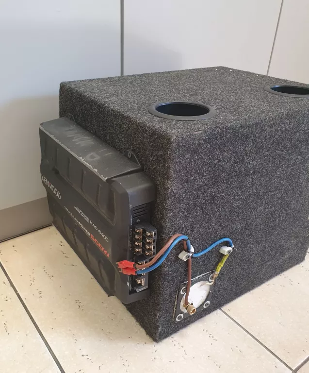 TUBA IMPULSE ZE WZMACNIACZEM KENWOOD KAC-6403 500W