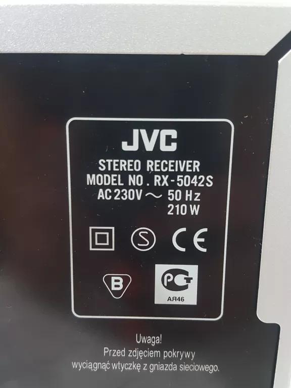 AMPLITUNER JVC RX-5042 2.0 SREBRNY