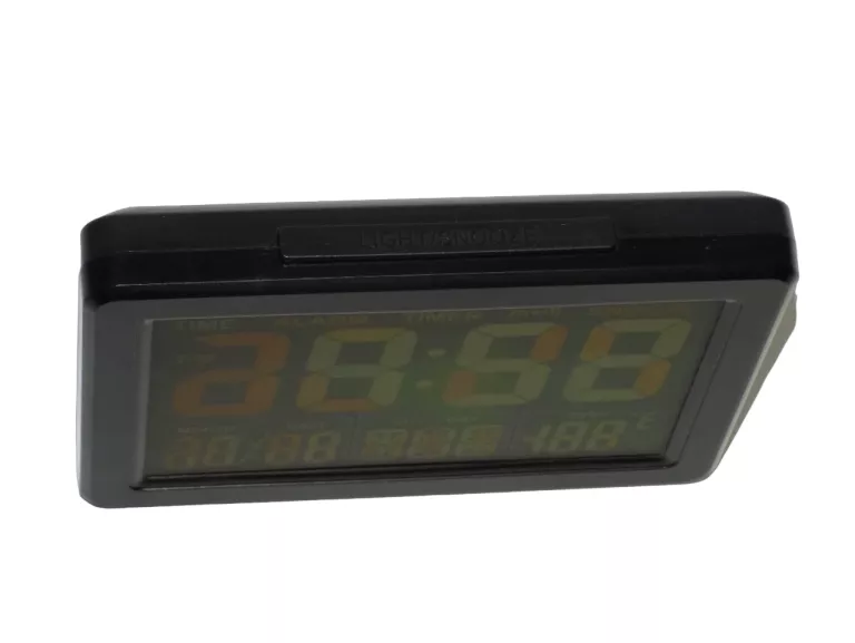 ZEGAR BUDZIK CYFROWY PODŚWIETLANY LCD