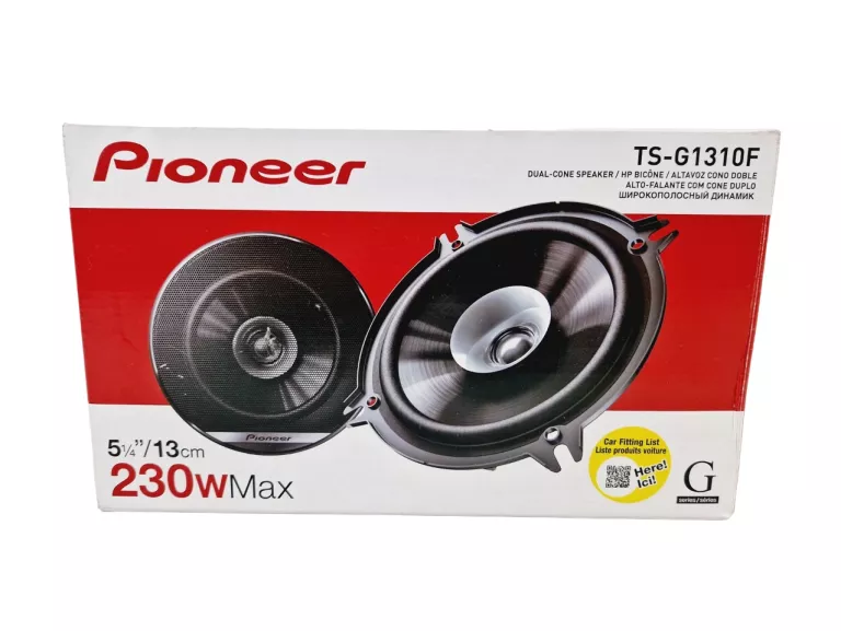 GŁOŚNIKI SAMOCHODOWE PIONEER TS-61310F 2SZT 13CM
