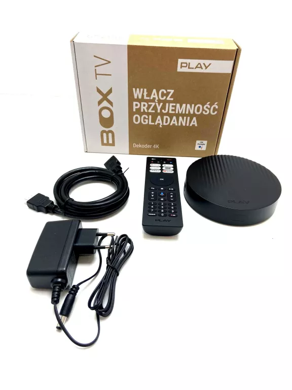 PLAY BOX TV DEKODER 4K KOMPLET