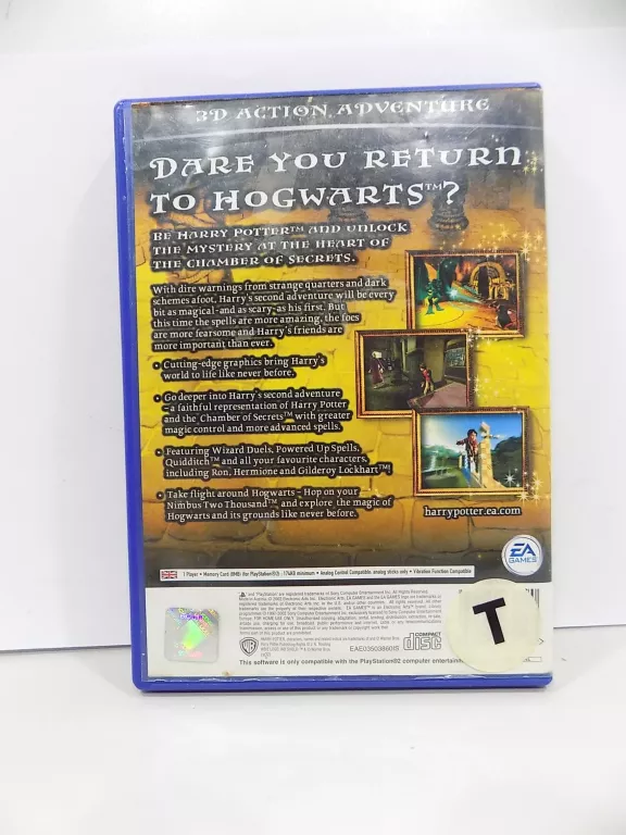 HARRY POTTER AND THE CHAMBER OF SECRETS GRA PS2