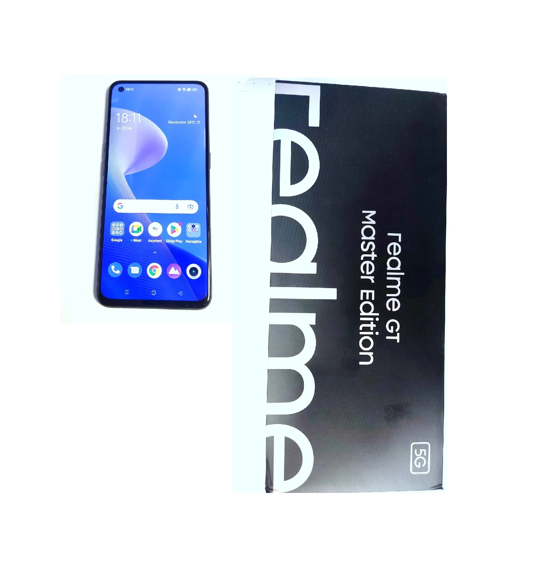 Realme GT Master Edition 6/128 GB ジャンク TELEFON REALME GT MASTER EDITION 6/128 GB CZARNY | Smartfony