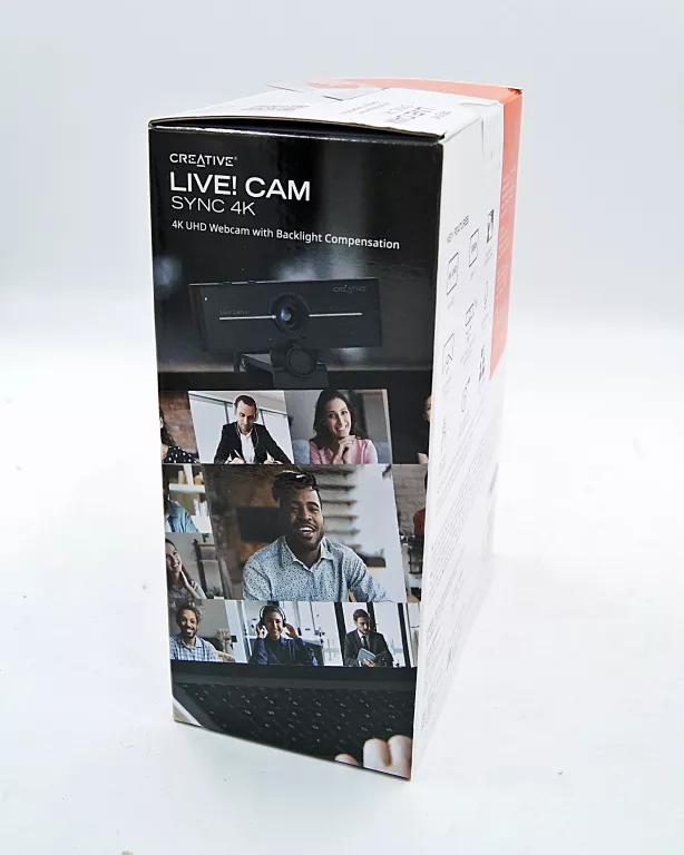 CREATIVE LIVE! CAM SYNC 4K 4K UHD Webcam with Backlight Compensation 