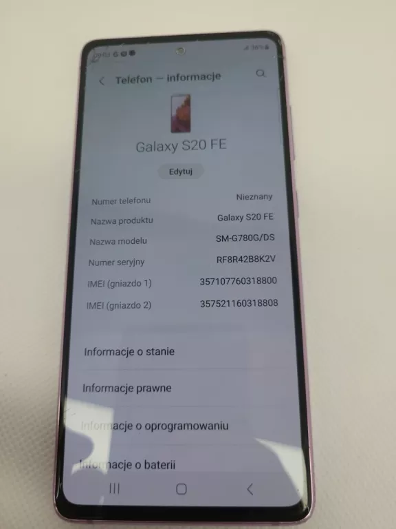TELEFON SAMSUNG GALAXY S 20FE