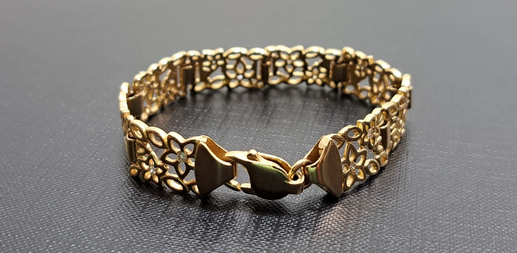 piekna-zlota-bransoletka-kwiaty-585-2193g-ean-gtin-0751307161146