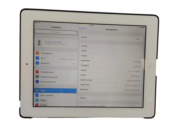 APPLE IPAD 4 WI-FI 32GB WHITE (MD514)