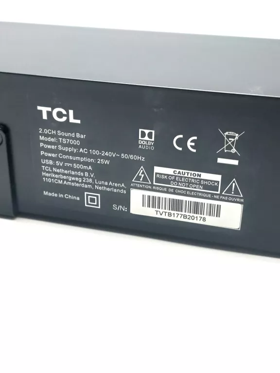 SOUNDBAR TCL TS7000 +PILOT