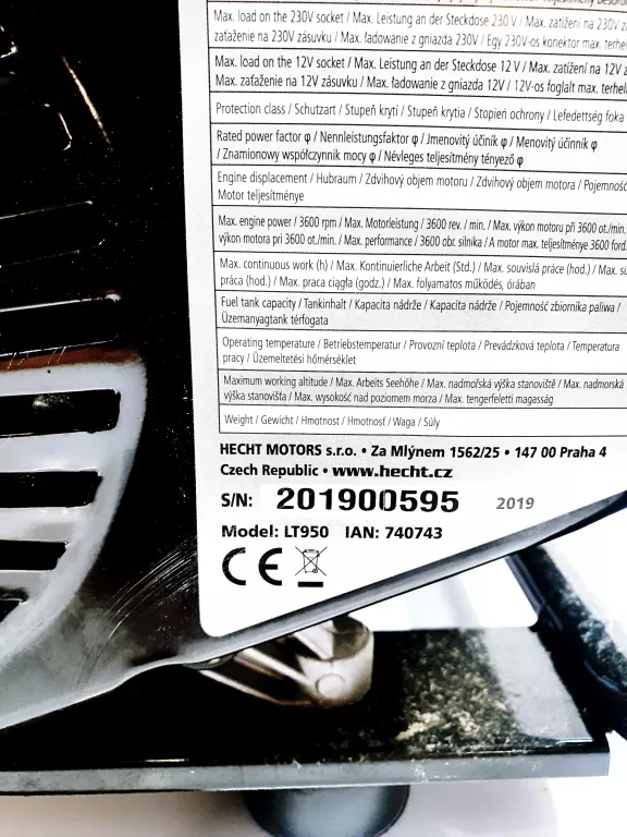 MAŁY GENERATOR AGREGAT PRĄDOTWÓRCZY 230V 2KM 720 W