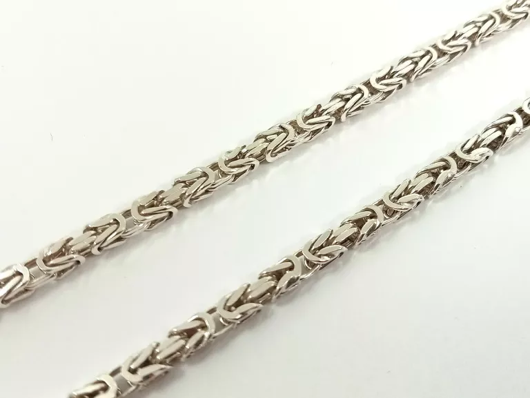 SREBRNY ŁAŃCUSZEK SPLOT KRÓLEWSKI PR925 55 CM 3 M