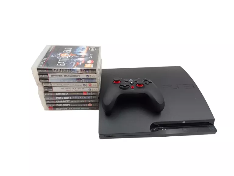 KONSOLA PLAYSTATION 3 SLIM 160GB +10 GIER