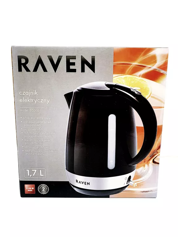 CZAJNIK ELEKTRYCZNY RAVEN 1,7L EC002