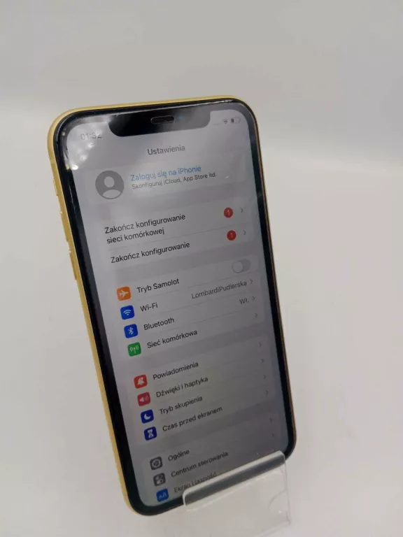 TELEFON APPLE IPHONE 11 4GB/64GB ŻÓŁTY BAT: 87%