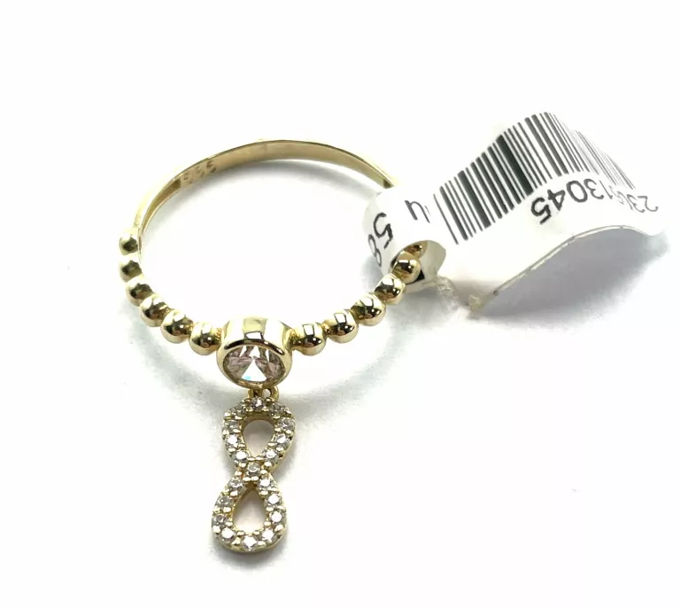 ZŁOTY PIERŚCIONEK 1,59G 585 R.17