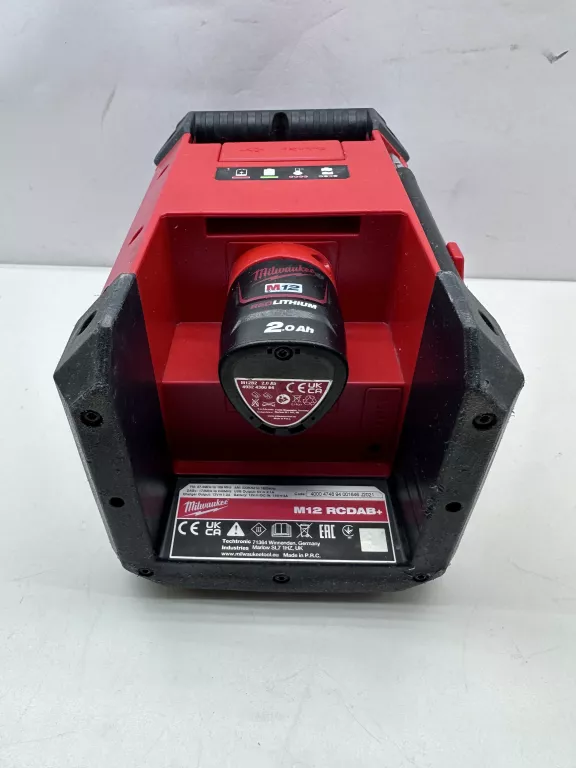 MILWAUKEE M12 RCDAB+ RADIO BUDOWLANE
