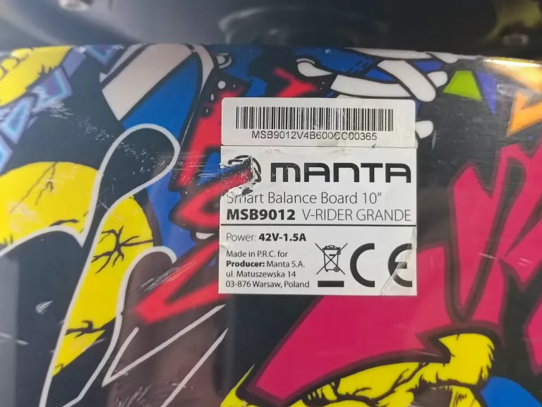 HOVERBOAD MANTA MSB9012 + ŁAD