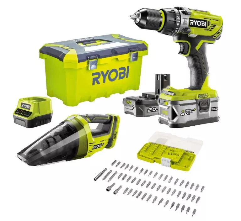 ZESTAW ELEKTRONARZĘDZI R18PD31-242VTA55 RYOBI