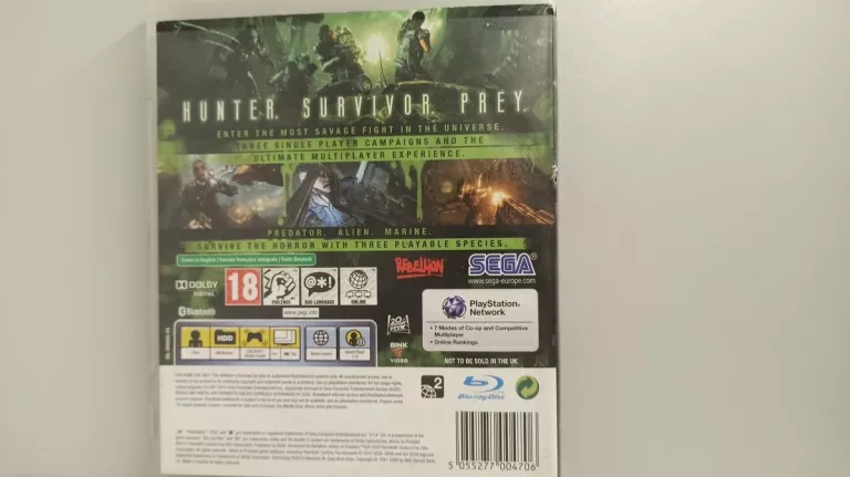 GRA NA PS3 ALIENS VS PREDATOR