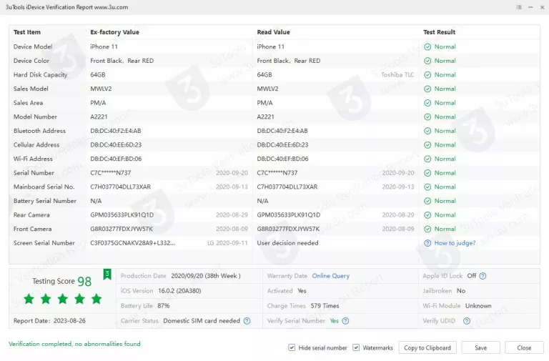 apple-iphone-11-64gb-czerwony-bat-85-61-ios-opcje-sim-single-sim