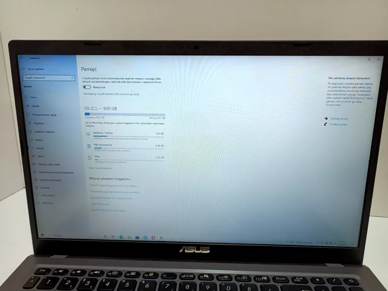LAPTOP ASUS F515MA ( 8 GB / 930 GB )