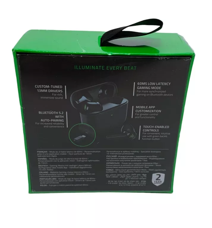 SŁUCHAWKI DOUSZNE RAZER HAMMERHEAD TRUE WIRELESS X
