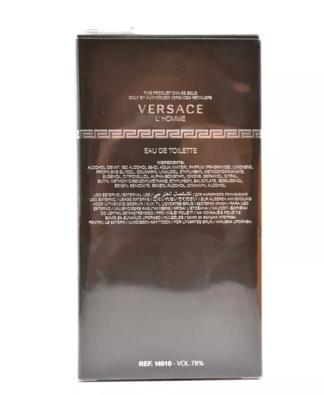 VERSACE L`HOMME 100ML EDT