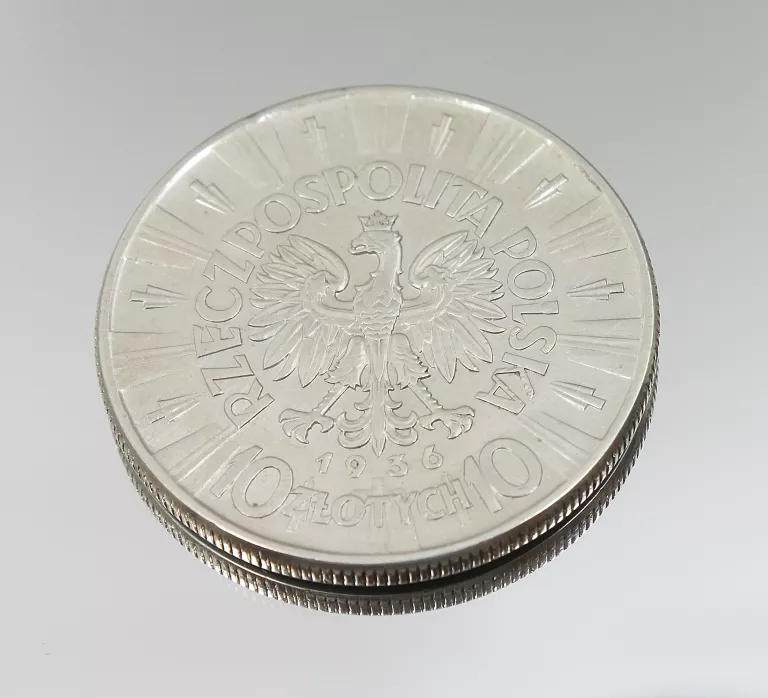 MONETA 10 ZŁOTYCH 1936 JÓZEF PIŁSUDSKI