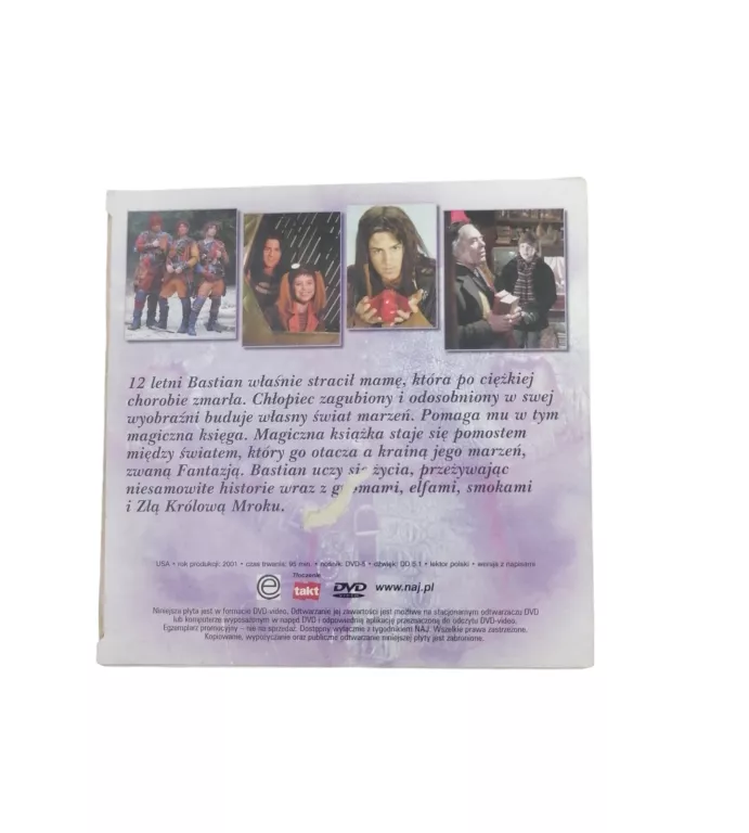 DVD W KRAINIE NIEKOŃCZĄCEJ SIĘ OPOWIEŚCI 2 CZĘŚCI