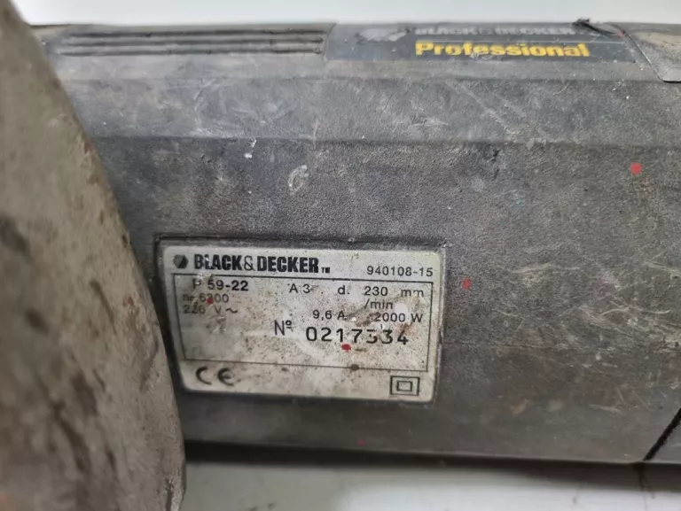 SZLIFIERKA BLACK & DECKER PROFESSIONAL P 59-22