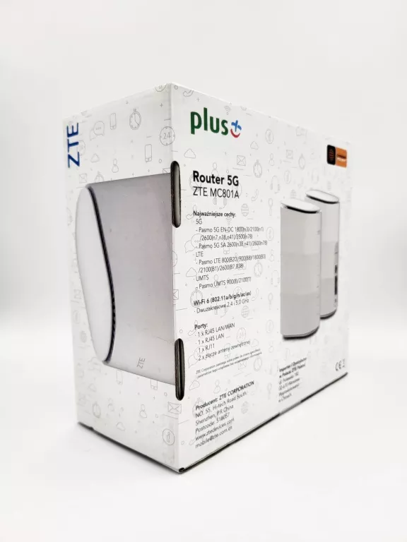 ROUTER ZTE MC801A 5G 3,6GBPS WI-FI 6 1800MB