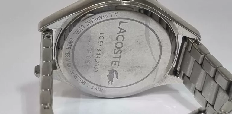 ZEGAREK DAMSKI LACOSTE - BATERIA USZKODZONA!