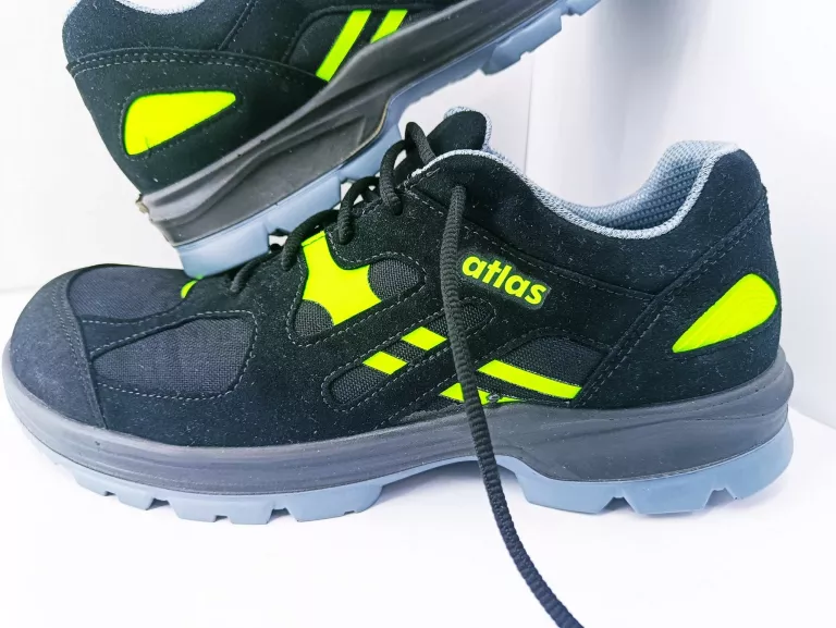 BUTY ROBOCZE ATLAS R 46 CZARNO ZIELONE