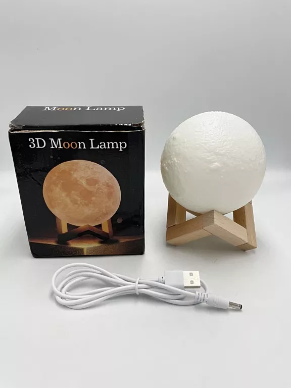 LAMPKA NOCNA KSIĘŻYC MOON 3D