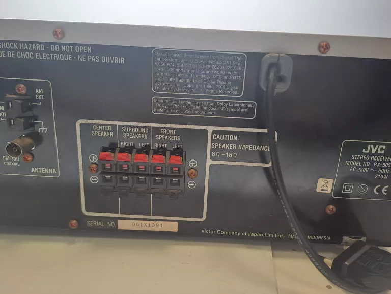 AMPLITUNER JVC RX-5052