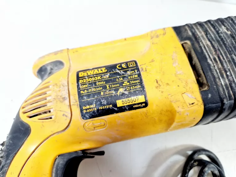 MŁOTOWIERTARKA DEWALT D25003K GB 650W