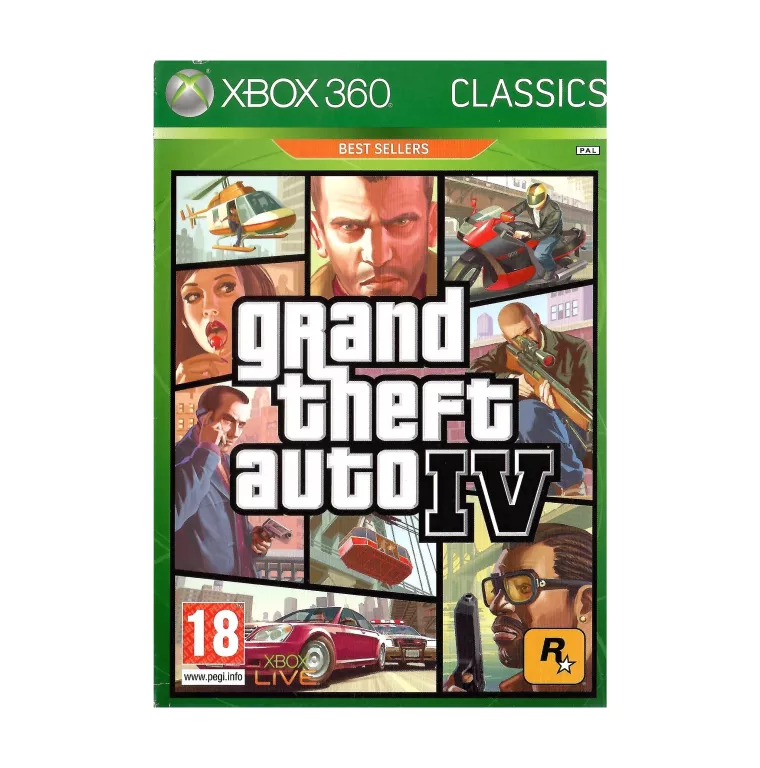 GRA XBOX 360 GRAND THEFT AUTO IV GTA 4